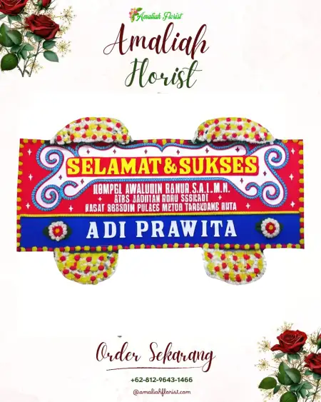Papan Bunga Ucapan Selamat Kaliwenang